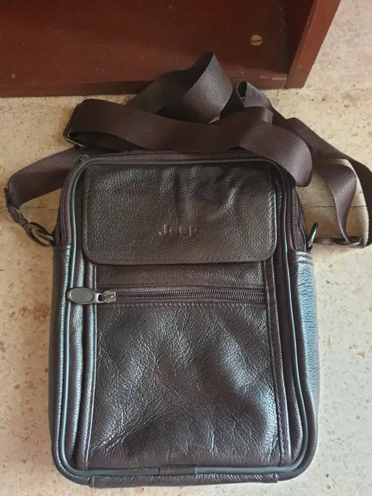 Tas Cangklong dari Kulit asli