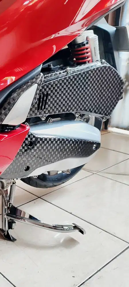 CARBON KEVLAR COVER FILTER PCX 160 SLIM