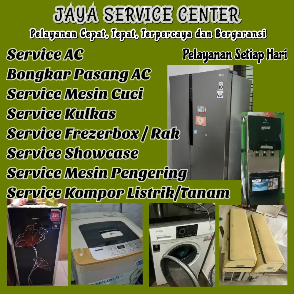 Service Mesin Cuci AC Bongkar Pasang AC Servis Kulkas Frezerbox Sidayu