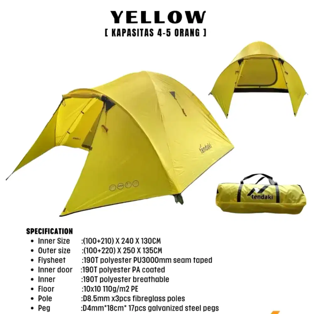Jual Tenda dome TENDAKI