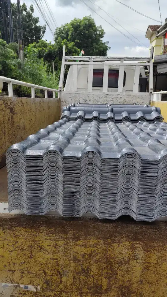 Genteng Upvc Atap Upvc Multiroof Spandek Polos dan Pasir