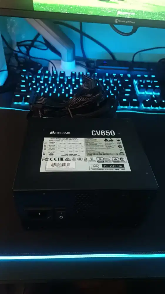 PSU corsair cv series cv650 80 plus bronze