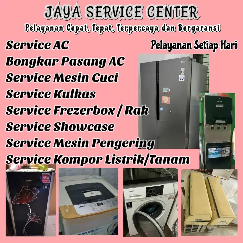 Service Mesin Cuci Kulkas Frezer Servis AC Bongkar Pasang AC Panceng