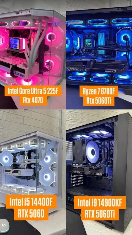 Ready Berbagai Macam PC Budget Bisa Menyesuaikan Siap Kirim Gratis