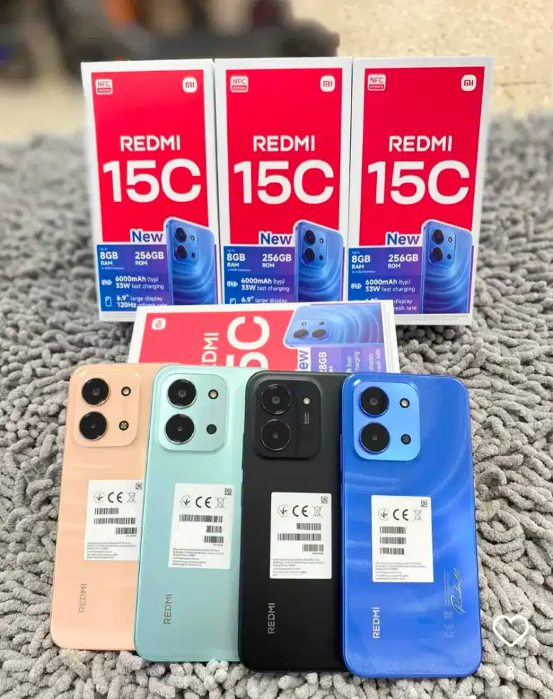 Redmi 15C new Arrival TAM garansi resmi