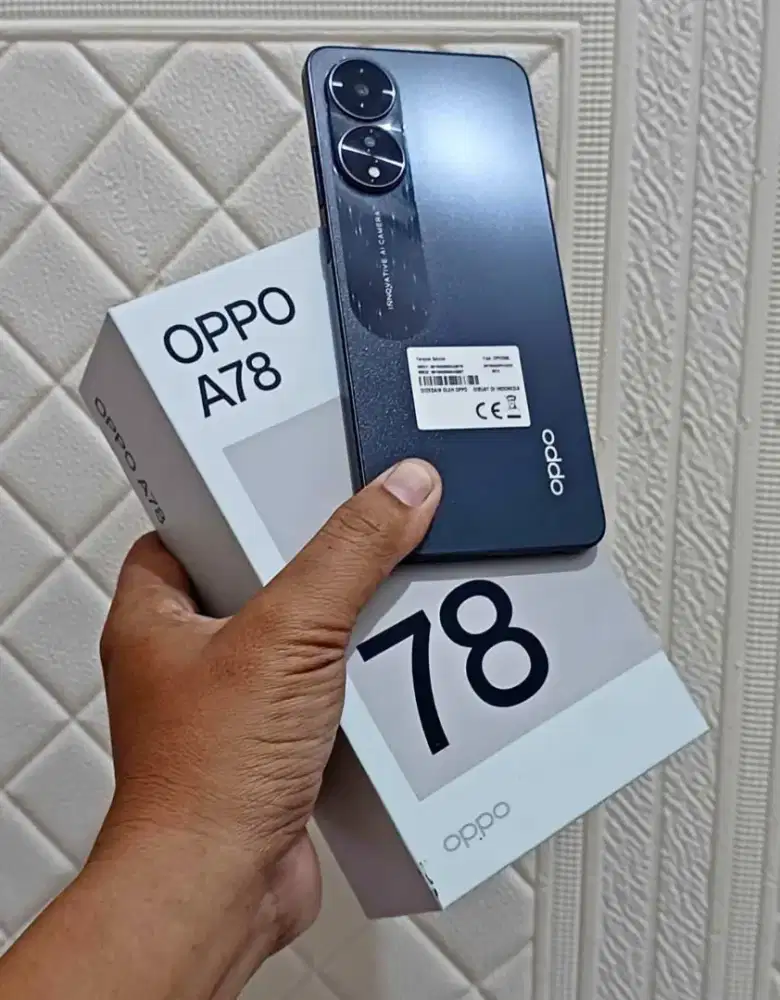 Promo AKHIR TAHUN‼️OPPO A78 (NFC) (8+8/128) Promo hp baru, segel murah