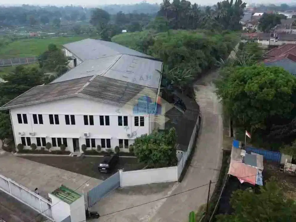 JUAL MURAH GUDANG SHM KANTOR 2 LANTAI DAN ADA MESS DI GUNUNG SINDUR BOGOR