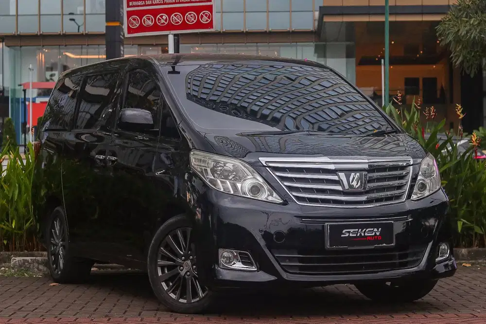 Toyota Alphard 2.4X 2.4 X ATPM AT Matic 2012 Hitam