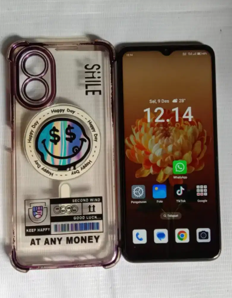 Oppo a18 ram 4+4/128 barter/tuker tambah