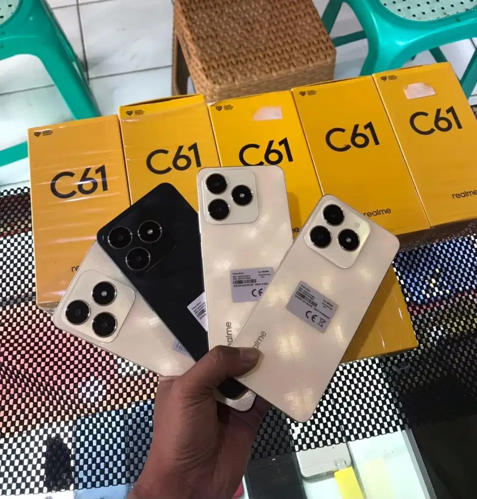 realme C61 8/128 Mulus Fullset ori