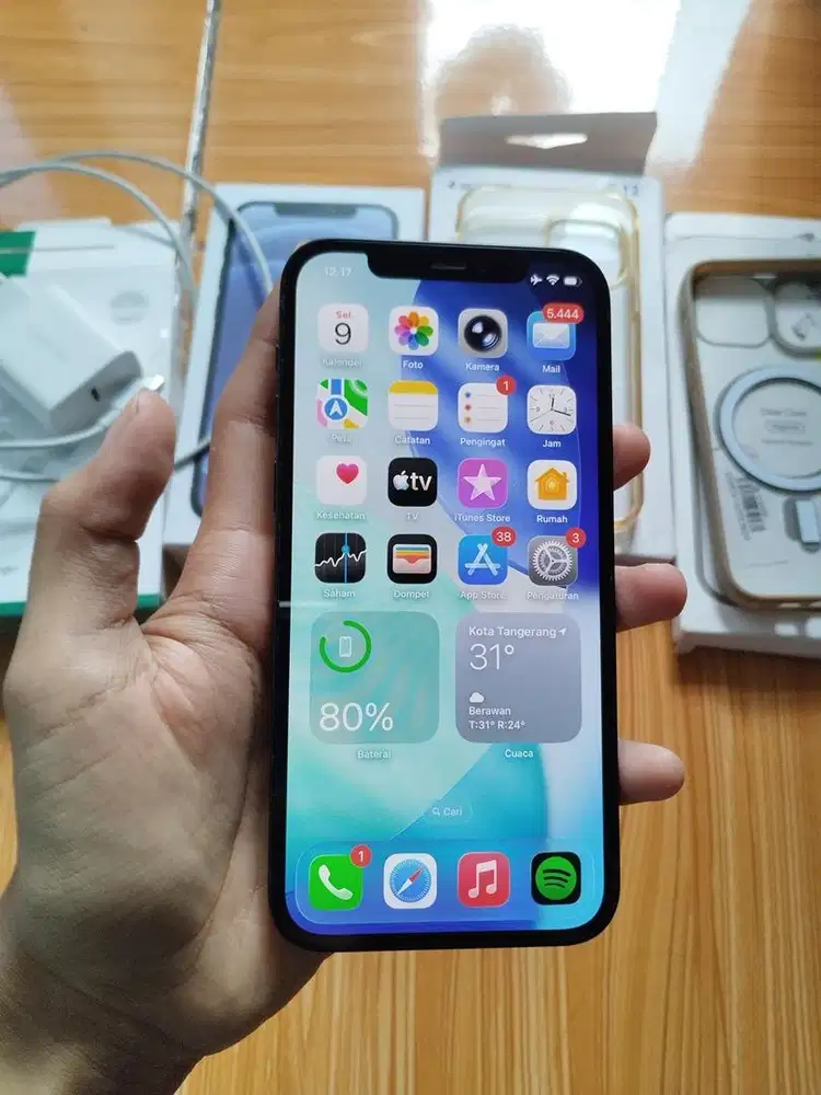 iPhone 12 Black 64gb Ex Inter Beacukai No Minus