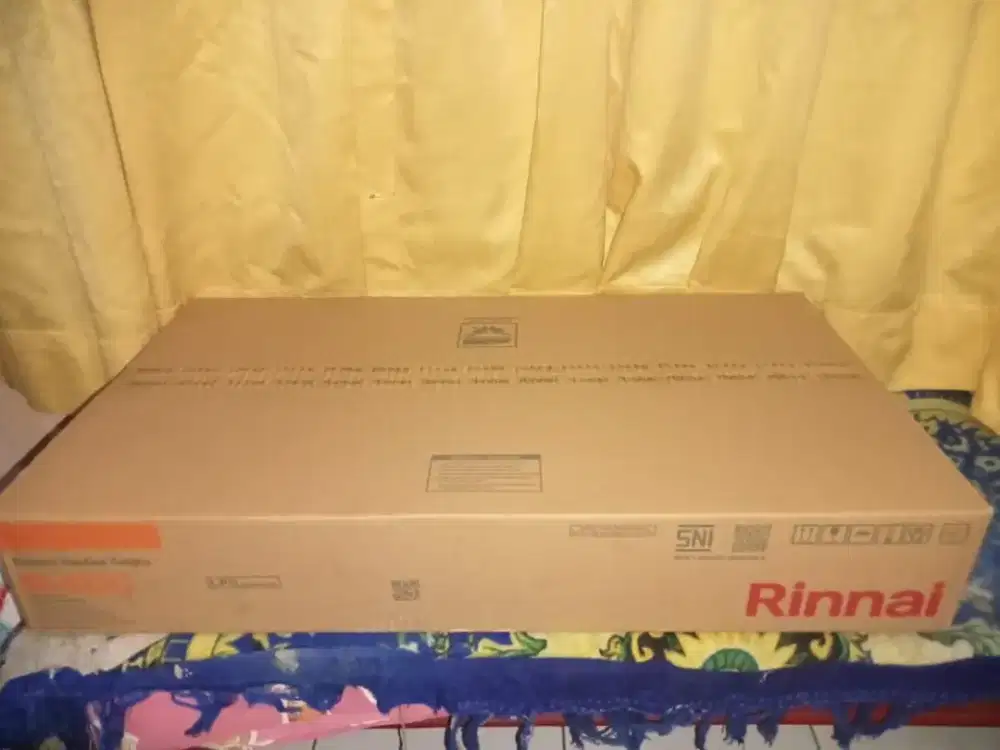 Kompor gas Rinnai 2 tungku baru masih segel