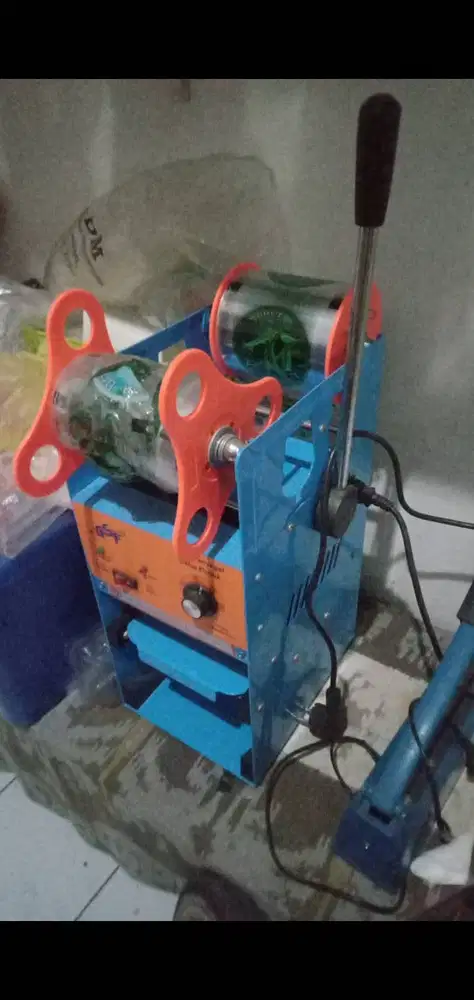 Mesin Cup Sealer prees gelas plastik