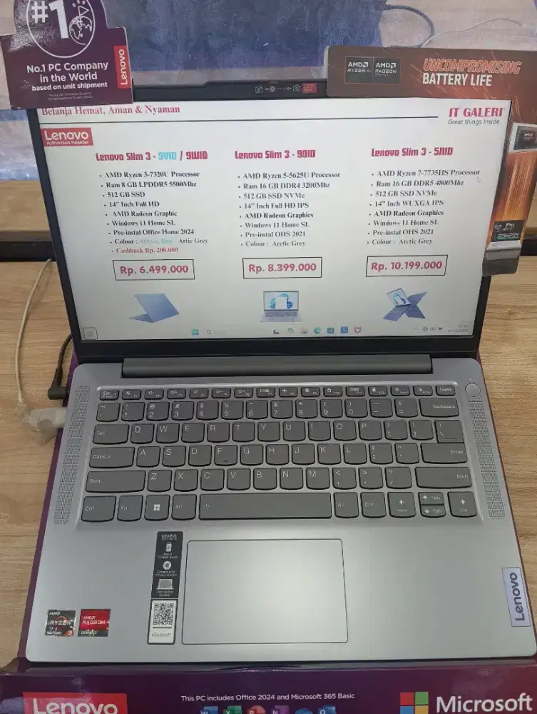 KREDIT LAPTOP Lenovo Slim 3-SVID/SWID