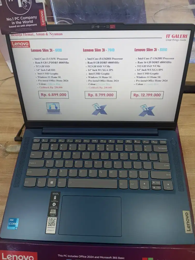 KREDIT LAPTOP Lenovo Slim 3i-6EID