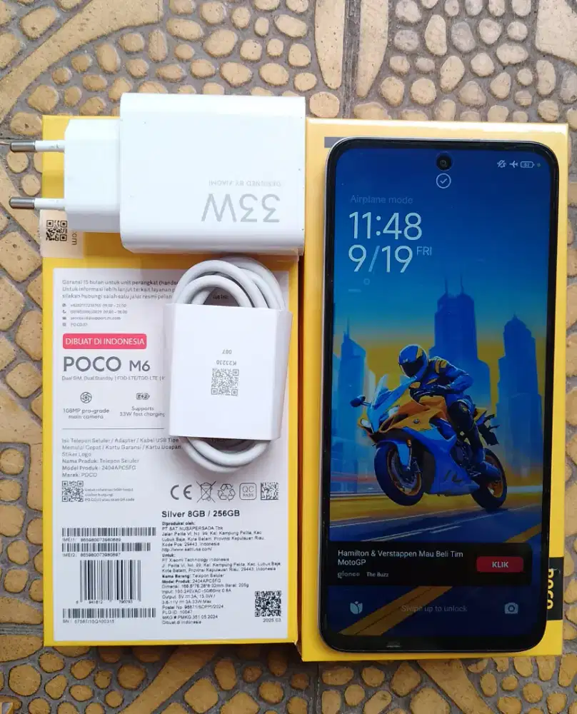 256GB Xiaomi poco M6 RAM (8+8)