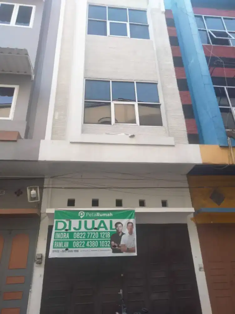 Dijual Cepat Ruko Kos dan Baru. 3 lt. SHM. Harga Nego