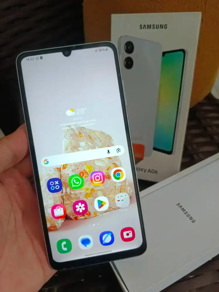 SAMSUNG GALAXY A06 128GB FULLSET MULUS