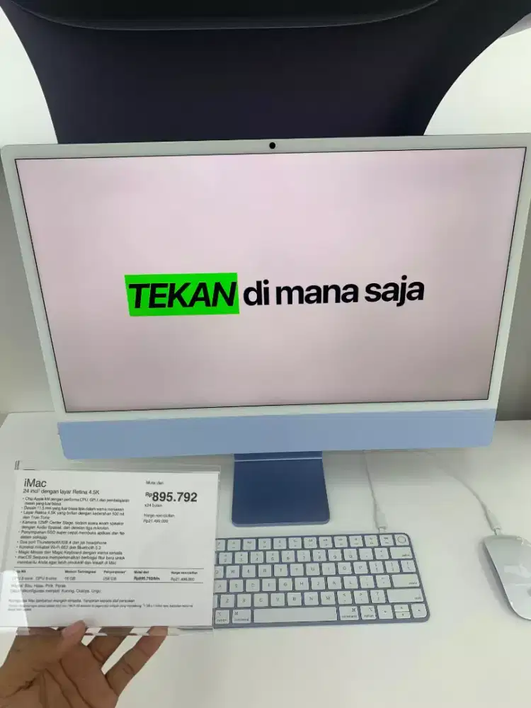 iMac 24 inci melayani cicilan tanpa dp bisa sampai free 2x angsuran