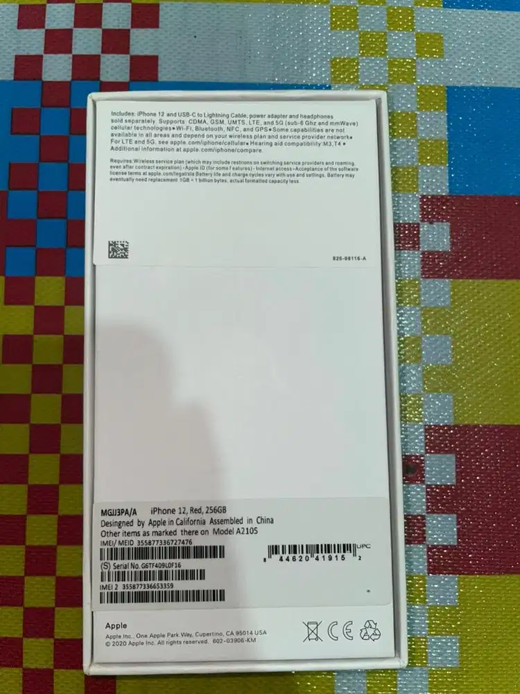 Iphone 12 256 GB ex Ibox