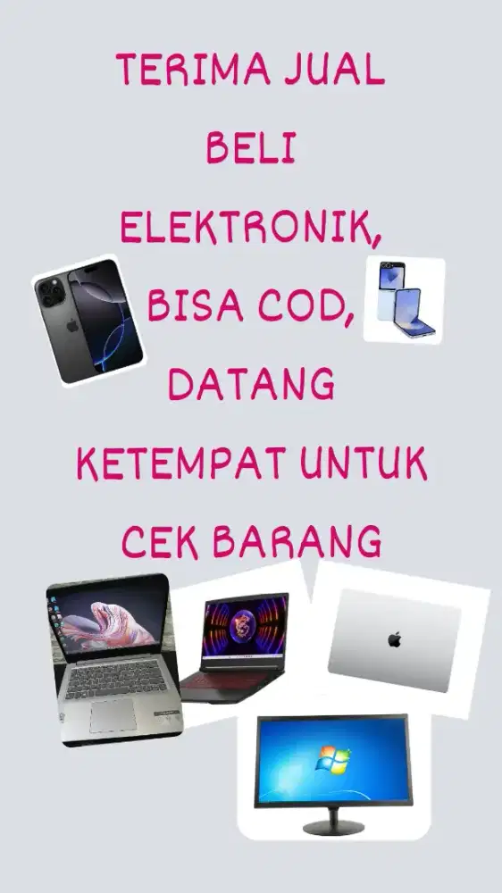 TERIMA JUAL BELI ELEKTRONIK