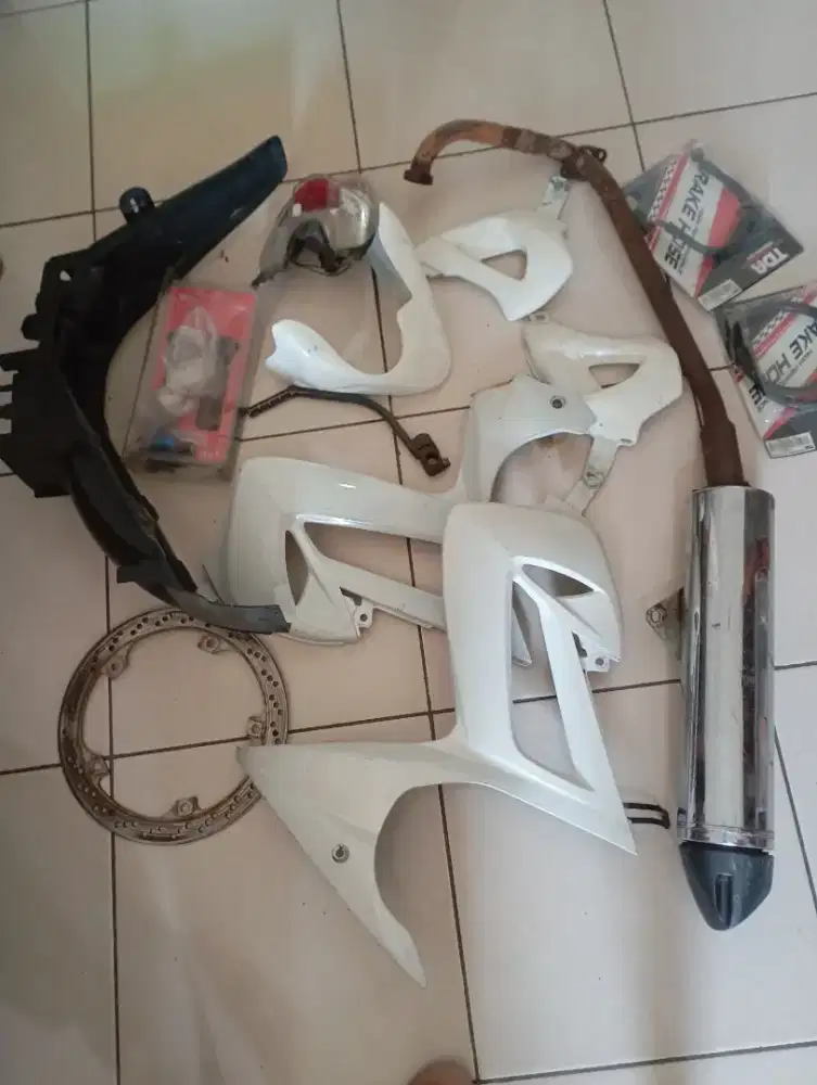 Body motor satria fu 2013