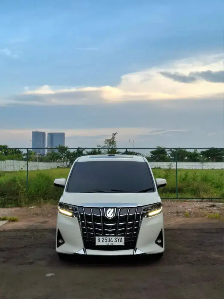 (Low Km) Toyota Alphard G 2.5 AT. Tahun 2018. Putih. Perfect cond