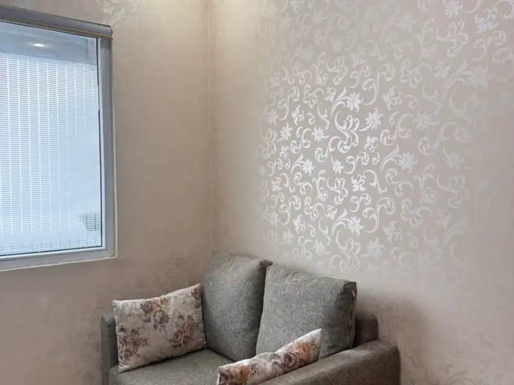 APARTEMEN GREEN PRAMUKA CITY 2 BEDROOM FULL FURNISH TOWER PENELOPE MALL TAHUNAN