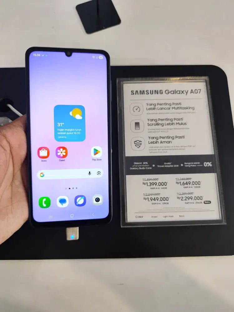 Samsung A07 seri baru ram 8 /256 2 jutaan saja