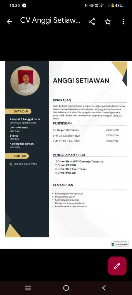 Cari pekerjaan driver