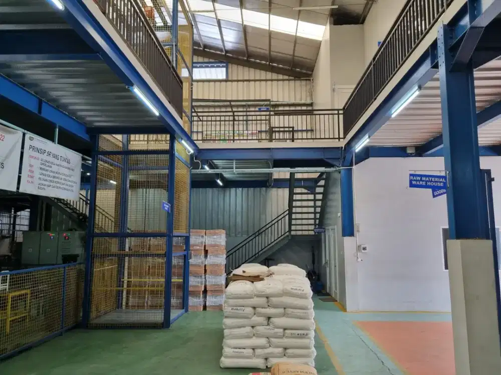 Gudang Bagus Siap Pakai 2 Lantai Lokasi Gunung Sindur Bogor