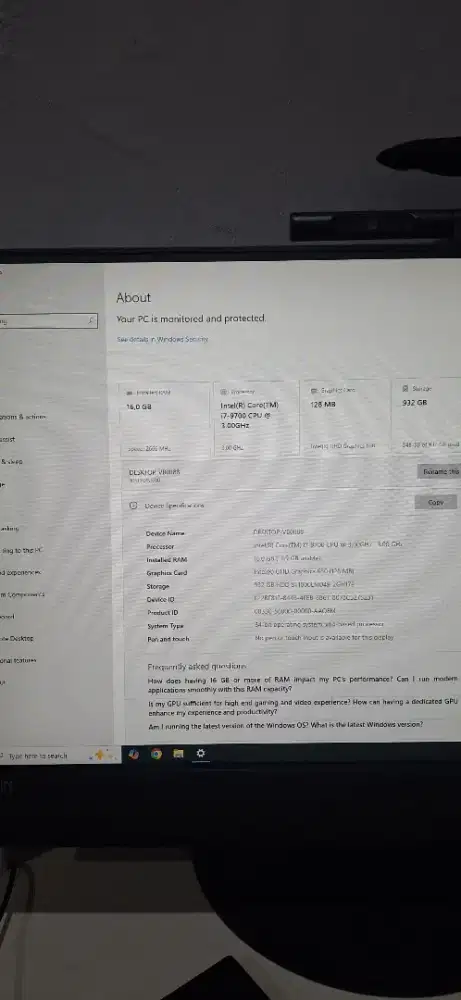 LENOVO AIO THINKCENTER M820Z