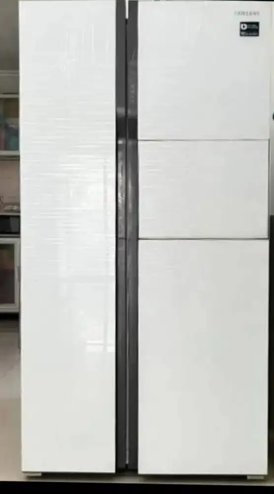Kulkas Samsung side by side tempergllas smart inverterl
