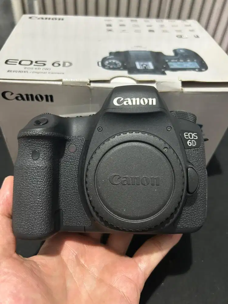 DSLR Canon 6D Body Only BO WIFI WG Fullset