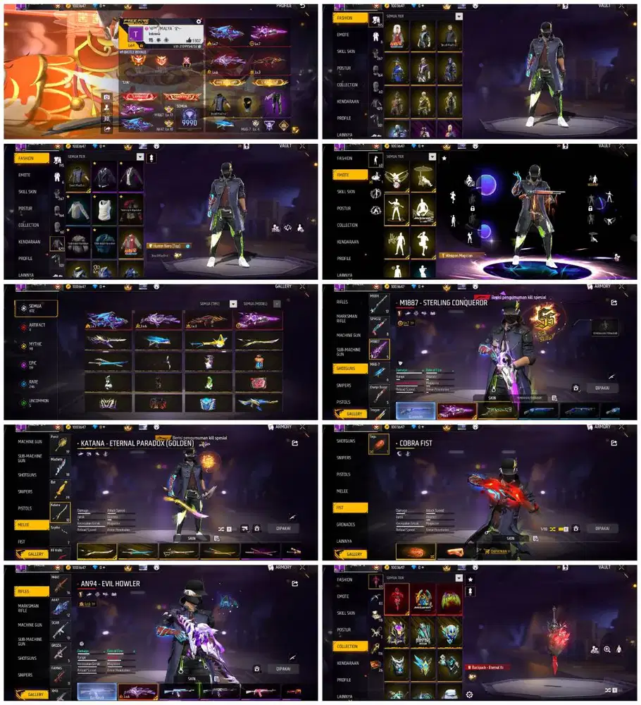 AKUN FF MURAH MERIAH AMAN TERPERCAYA 100%