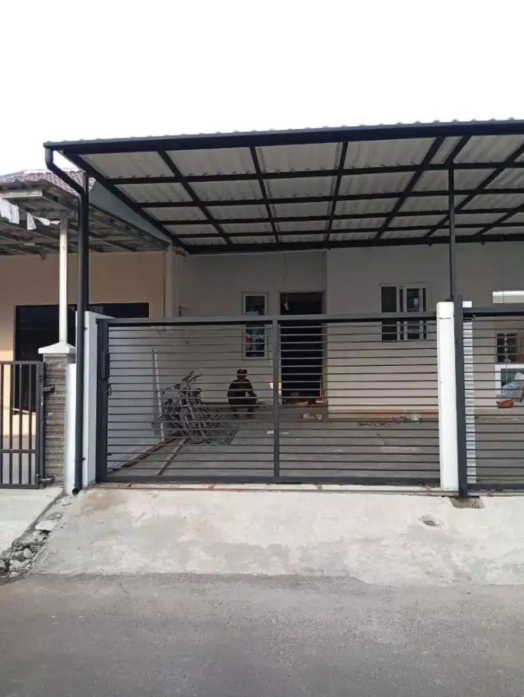 Pagar hollow galvanis