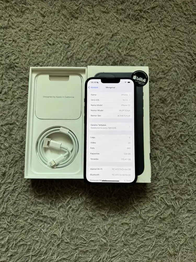 Iphone 13 128GB Ibox