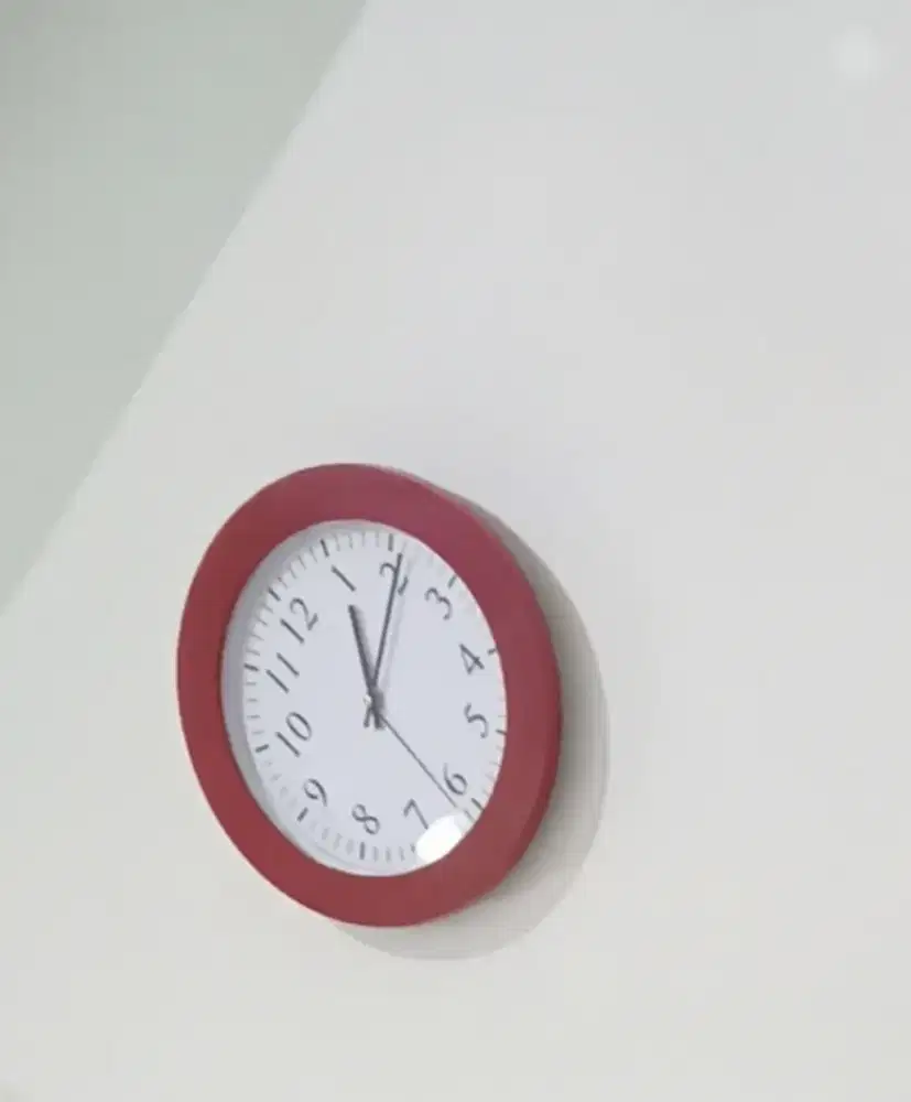 Jam dinding- (bulat)