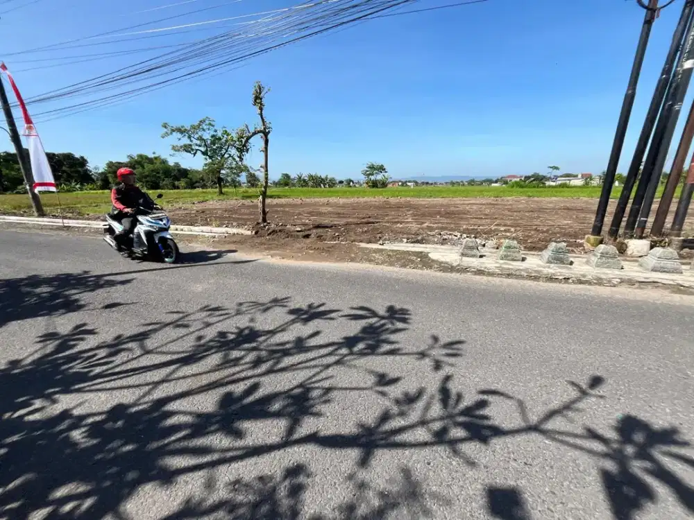 Dekat Jl Tajem Maguwo Jogja, Tanah SHM Tepi Jalan Aspal