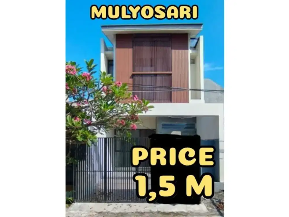 ‼️BARU GRESS‼️RUMAH CAKEP MULYOSARI TENGAH SUTOREJO SURABAYA TIMUR DEKAT GALAXY MALL, UNAIR, ITS, UWK