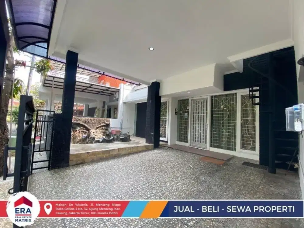 Jual Cepat! Rumah Mewah Siap Huni DI Metland Menteng 2 Lantai Dekat Mall & Bebas Banjir