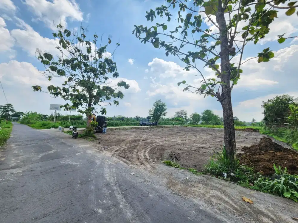 Jual Tanah Jogja Tepi Aspal Dekat UII Di Kaliurang KM 12
