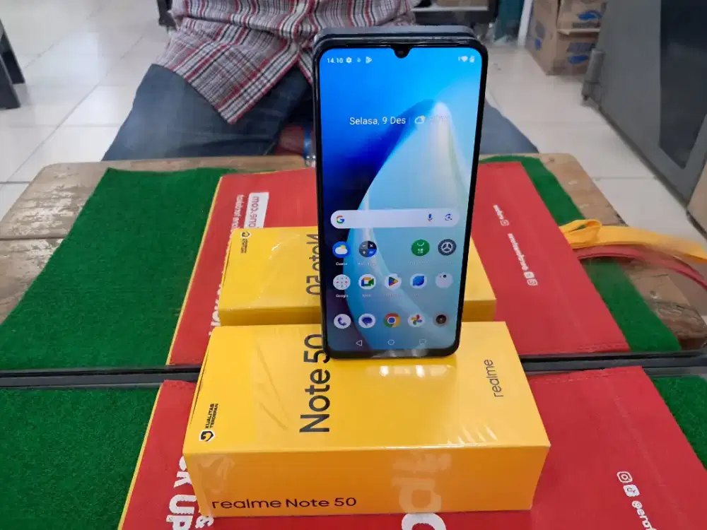 Realme Note50 Ram 4/64 gb kengkap normal