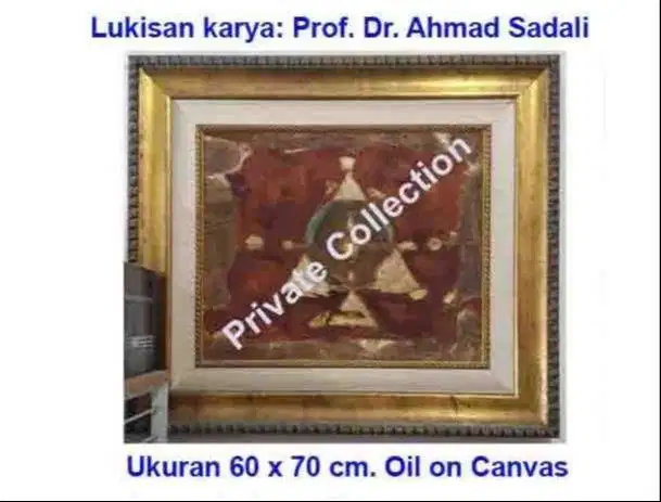 Lukisan Karya: Prof. Ahmad Sadali (Asli)