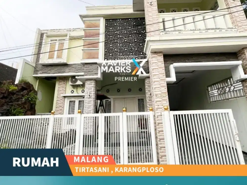 Dijual Rumah 2 Lantai Semi Furnish Tirtasani, Karangploso, Malang