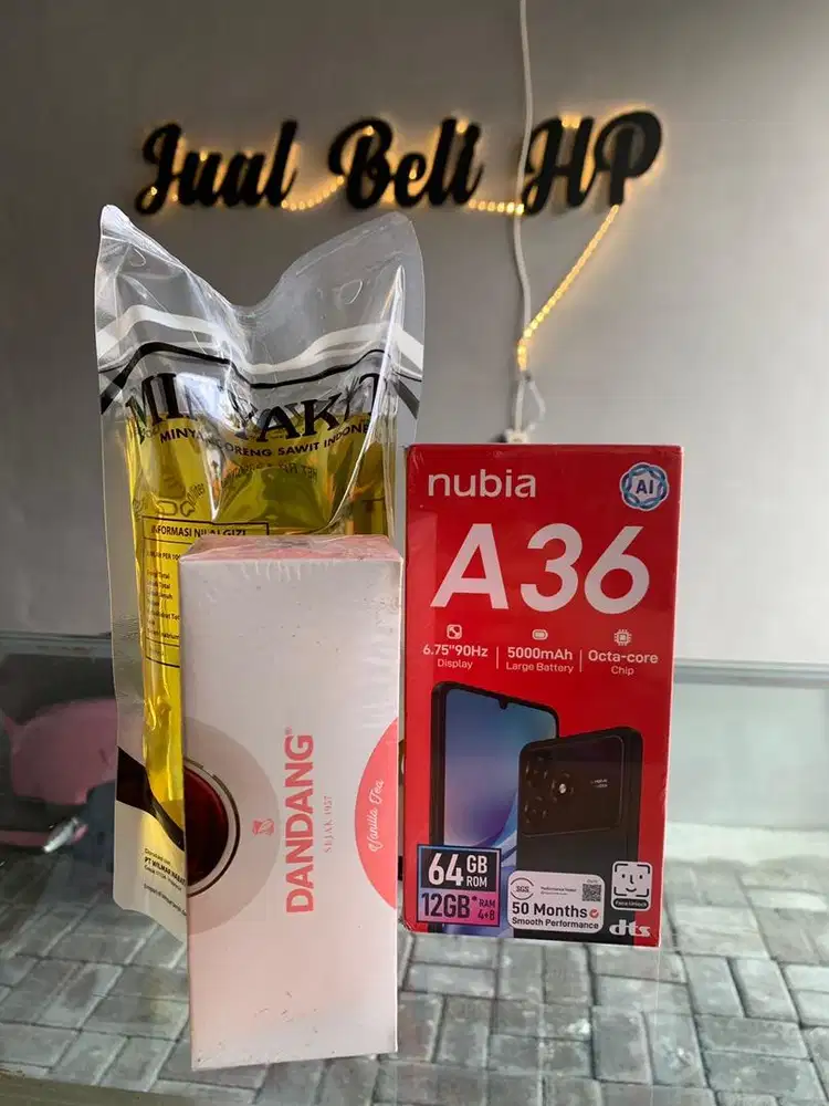 Nubia A36 4+4/64 kondisi New/baru segel