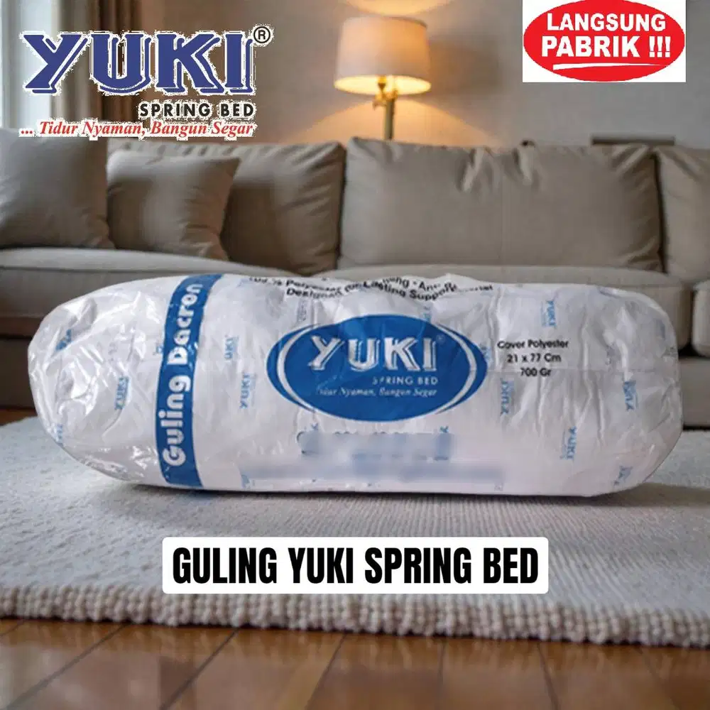 Promo Guling Dacron Asli Yuki Spring Bed