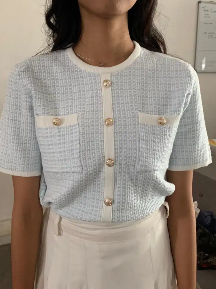 baju atasa cardigan korean style