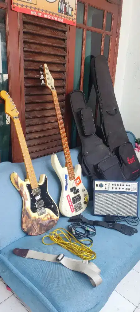 JUAL GITAR DAN BASS
