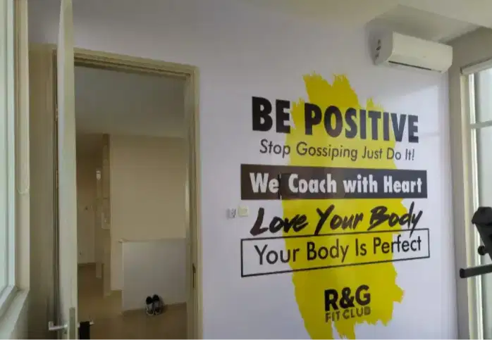 sticker Tembok kaca film one way stiker branding mobil Promosi toko